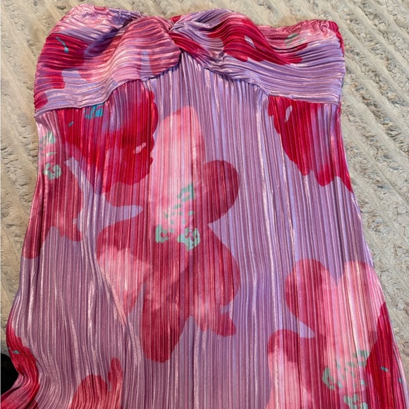 SHEIN Strapless Pink and Purple Maxi Dress - Picture 3 of 3
